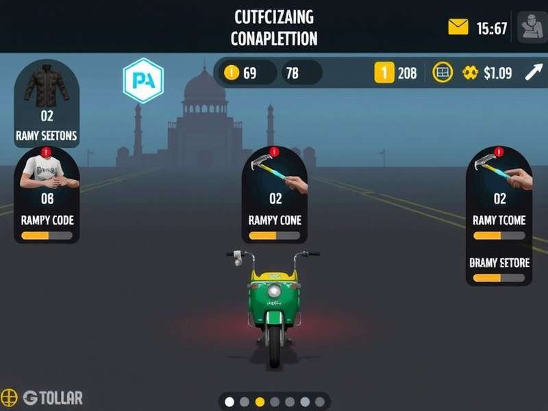 Tuk Tuk Blitz Delhi customization options